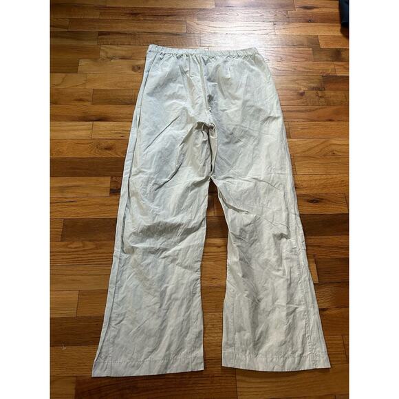 Kal Rieman Pull On Pants Nylon Blend Light Gray Size Small Straight Leg Italy - Picture 5 of 8